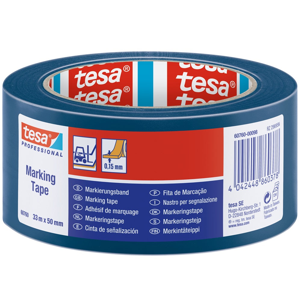 Jelölőszalag 50mmX33m Tesa kék kép