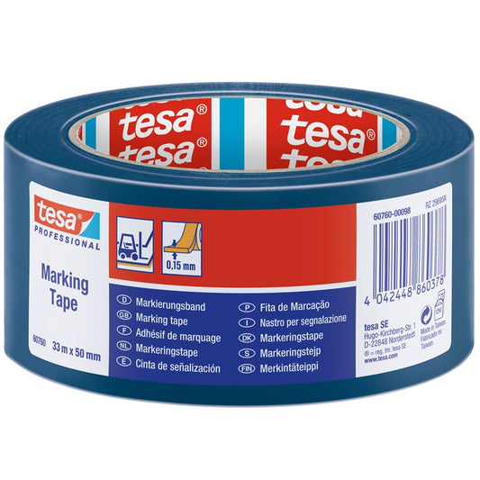 Jelölőszalag 50mmX33m Tesa kék kép