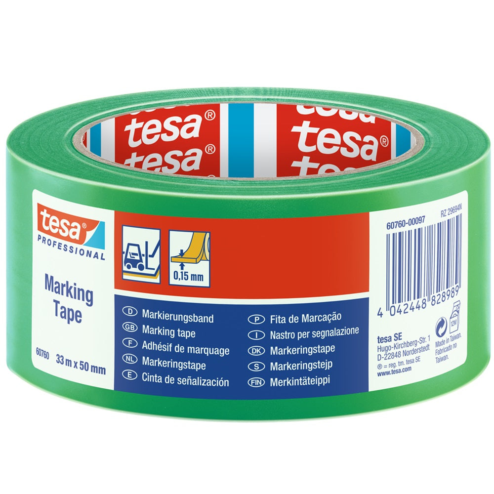 Jelölőszalag 50mmX33m Tesa zöld kép