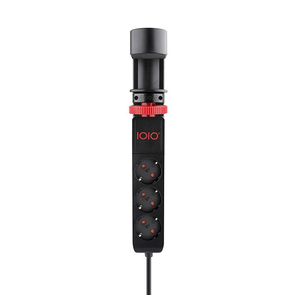 Kábel hosszabbító IOIO asztalhoz rögzíthető 3 aljzat 1,5m, 2xUSB-A, 1xUSB-C fekete