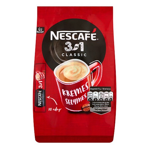 Kávé instant NESCAFE 3in1 Classic 10x16,5 g