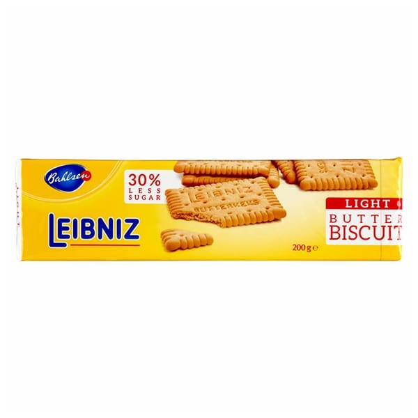 Keksz BAHLSEN Leibniz light vajas 200 g