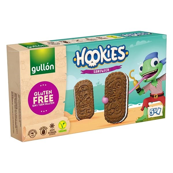 Keksz GULLON Hookies Crema gluténmentes 230 g