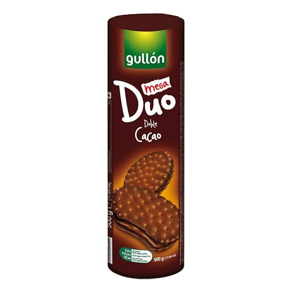 Keksz GULLON Mega Duo duplacsokis 500 g