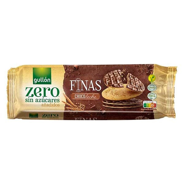 Keksz GULLON Thins Zero tejcsokoládés 150 g