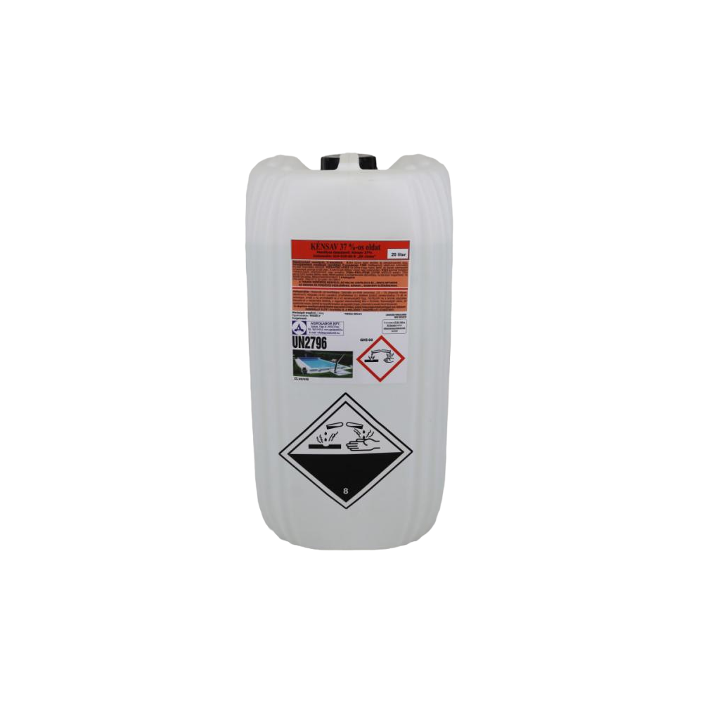 Kénsav 37 %os 25 kg (=20 liter) kép