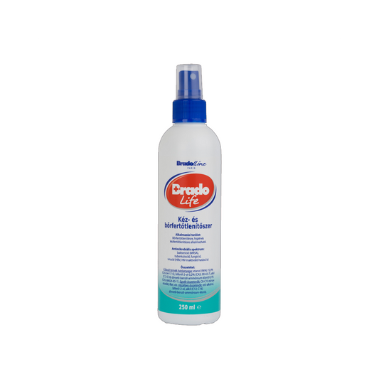 Kéz- és bőrfertőtlenítő pumpás 250 ml BradoLife kép