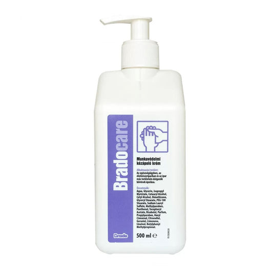 Kézbalzsam pumpás 500 ml glicerines munkavédelmi Bradocare kép