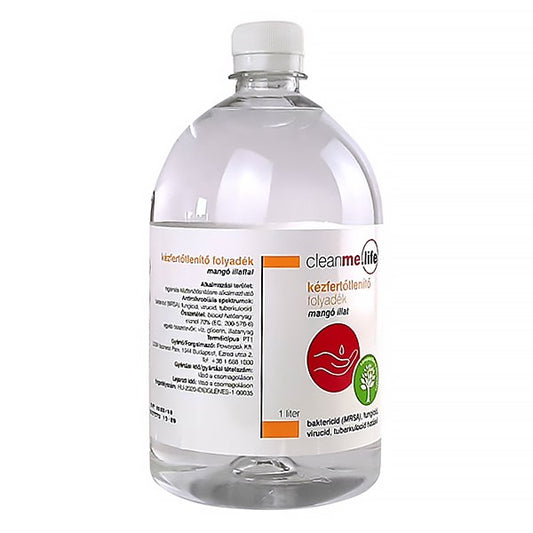 Kézfertőtlenítő folyadék utántöltő CLEANME.LIFE mangó 1 liter