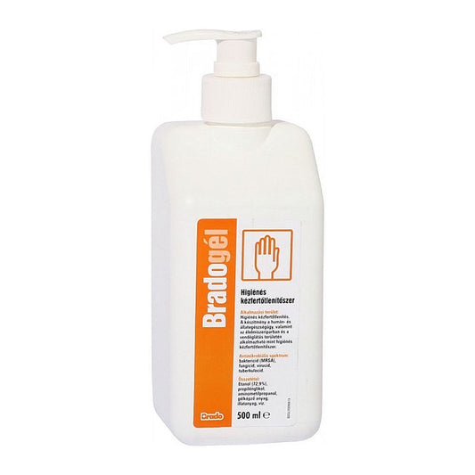 Kézfertőtlenítő pumpás 500 ml Bradogel kép
