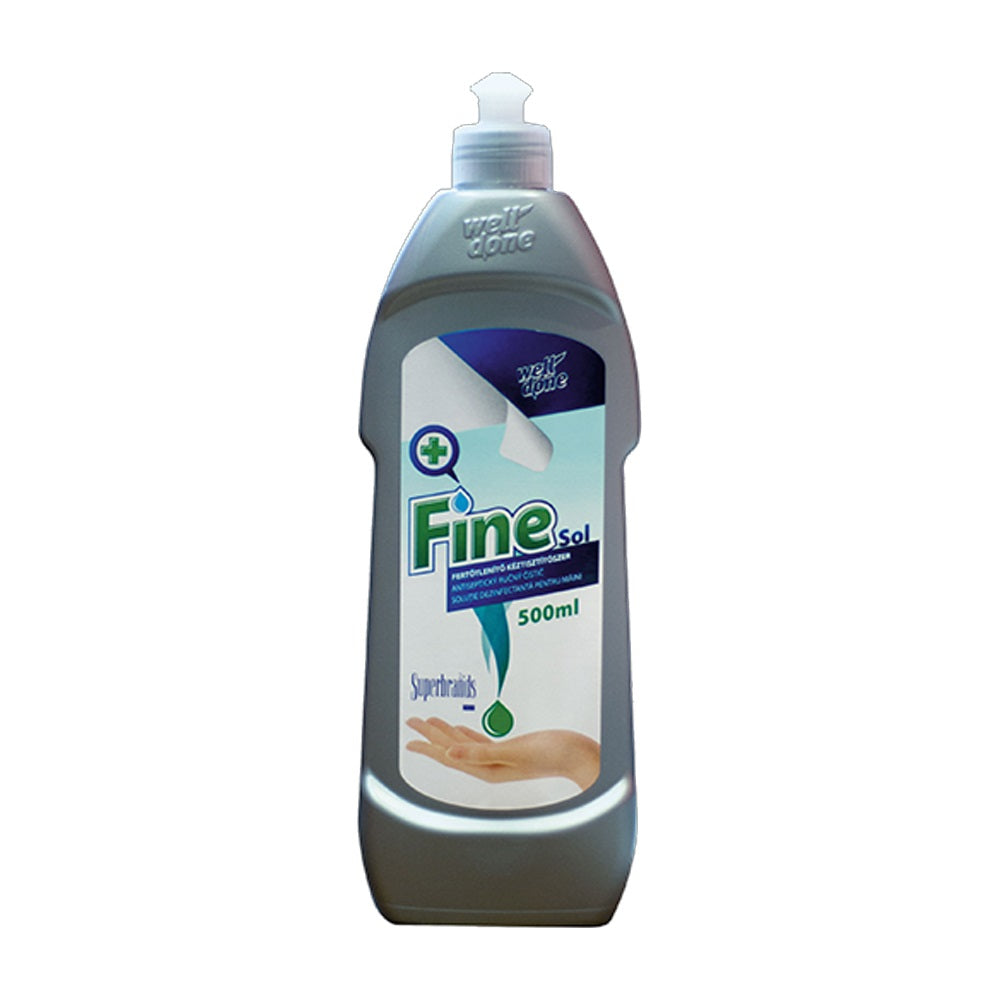 Kéztisztítószer fertőtlenítő hatással 500 ml Fine Sol kép