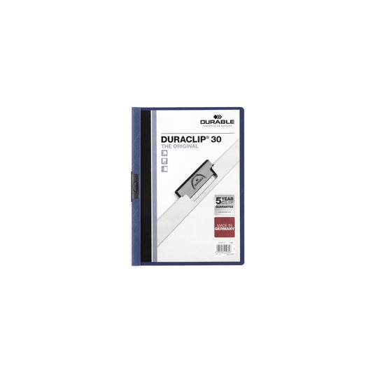 Klip mappa 30lap Durable Duraclip®, sötétkék kép