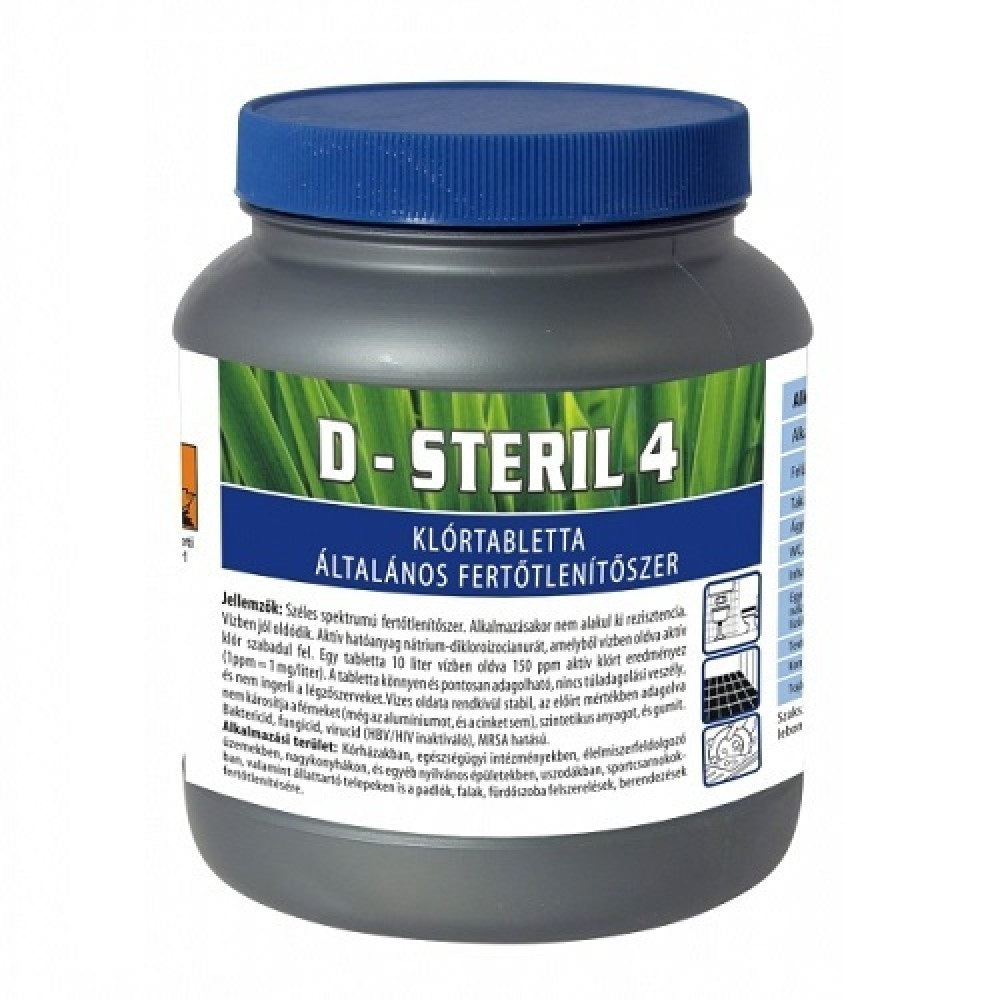 Klórtabletta 330 tabletta/doboz 1 kg D-Steril kép