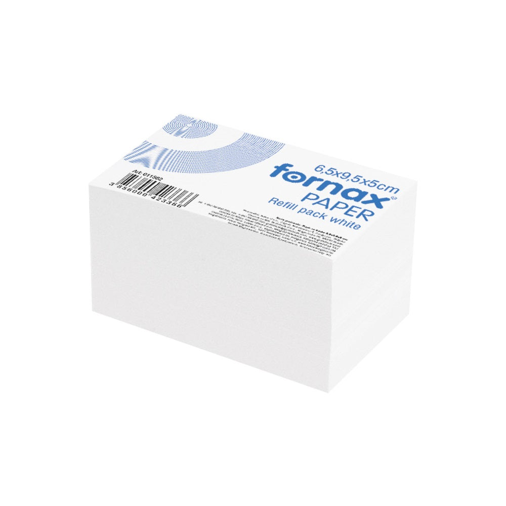 Kockatömb 6,5x9,5x5cm, ragasztás nélküli Fornax fehér kép