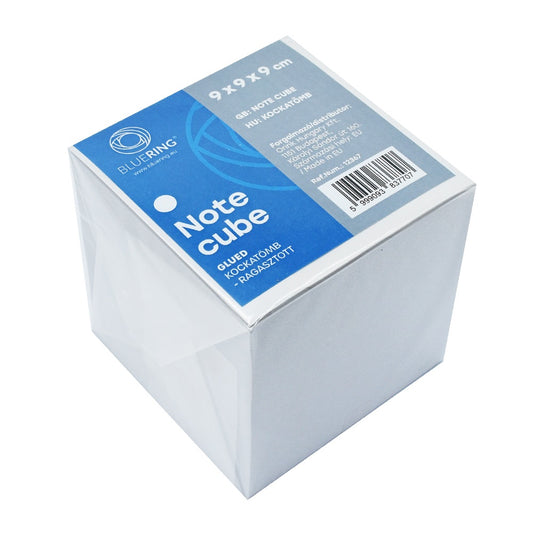 Kockatömb ragasztott 9x9x9cm, Bluering® fehér kép
