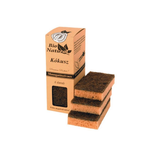 Kókuszszivacs 6 db/csomag Cleanne Eco Natural kép
