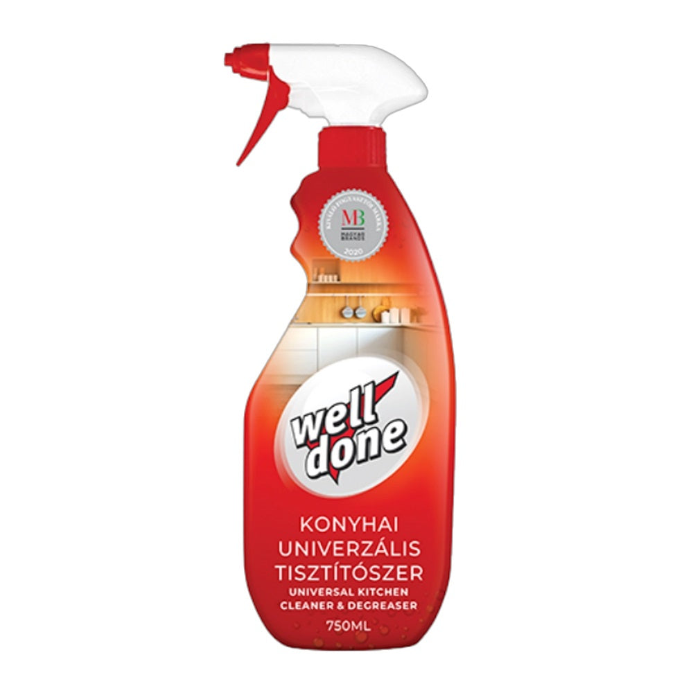 Konyhai univerzális tisztítószer szórófejes 750 ml Well Done kép