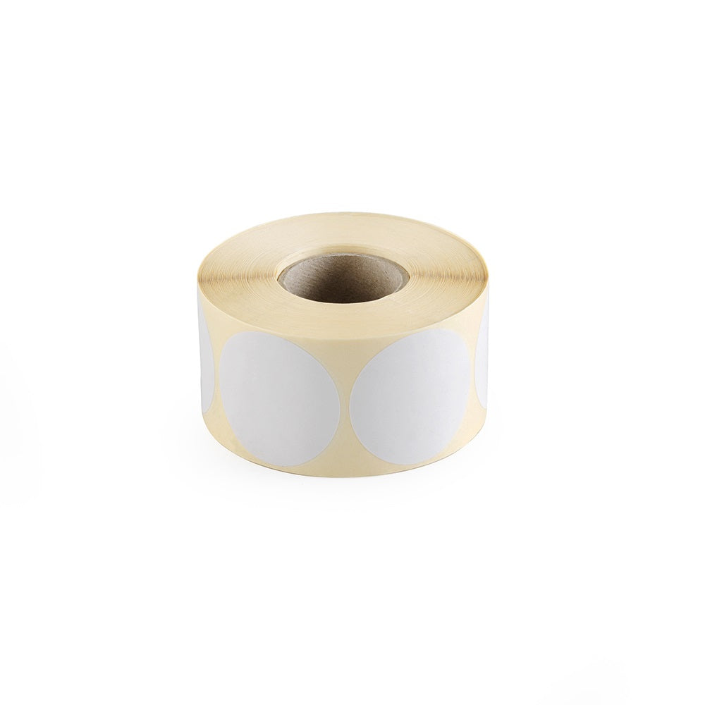 Etikett címke, 50mm, körcímke tekercses 1000 db/tekercs fehér kép