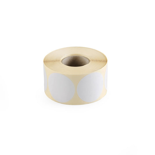 Etikett címke, 50mm, körcímke tekercses 1000 db/tekercs fehér kép