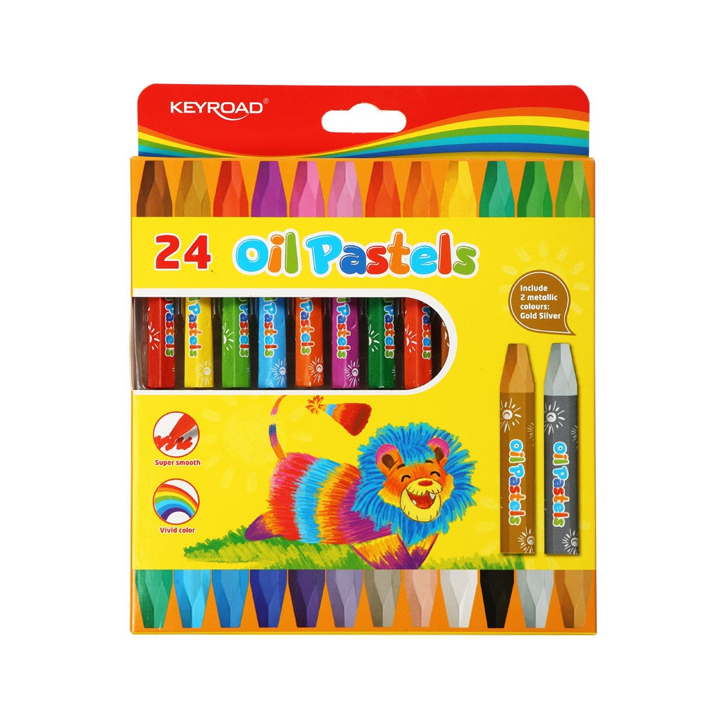 Kréta olajpasztell, 74 x 10 mm, 24 db/doboz, Keyroad kép