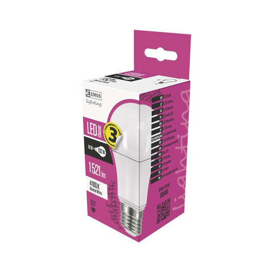 LED izzó EMOS E27 13W természetes fény 4000K