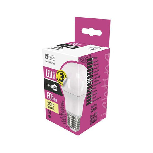 LED izzó EMOS E27 7W meleg fehér 2700K