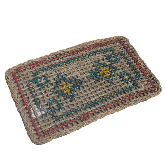 Lábtörlő 60 x 35 cm gyékény tengerifű kép