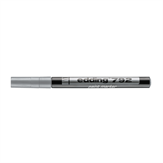 Lakkmarker 0,8mm, kerek Edding 792 ezüst kép