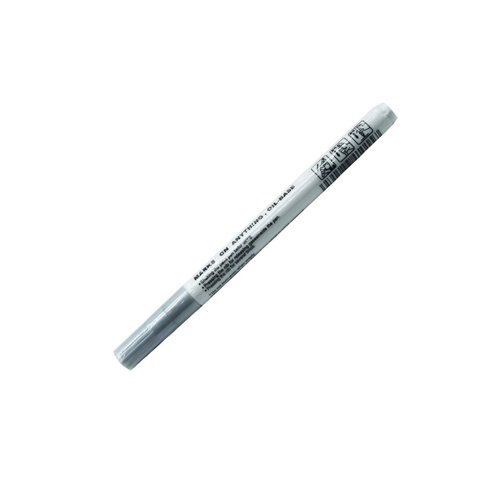 Lakkmarker 0,8mm, kerek ezüst kép