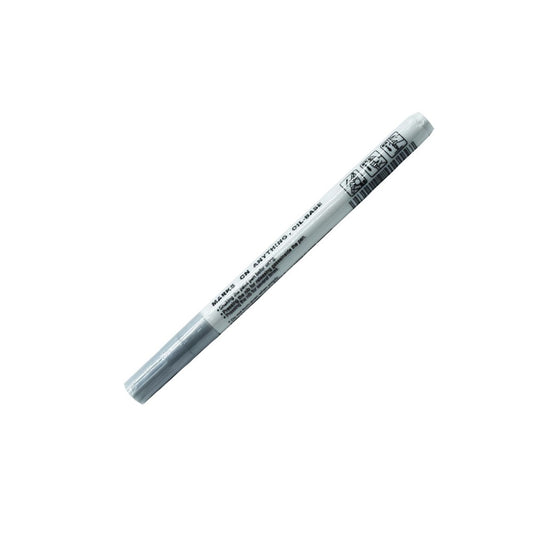 Lakkmarker 0,8mm, kerek ezüst kép