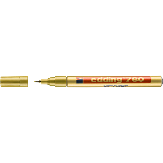 Lakkmarker 0,8mm, kerek Edding 780 arany kép