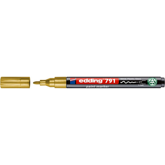 Lakkmarker 1-2mm, kerek Edding 791 arany kép
