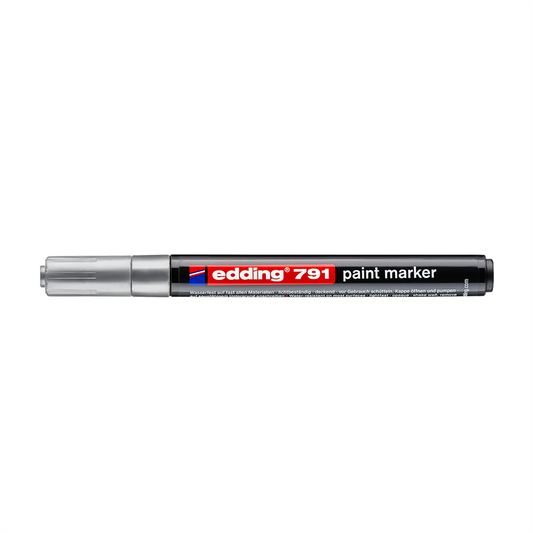 Lakkmarker 1-2mm, kerek Edding 791 ezüst kép