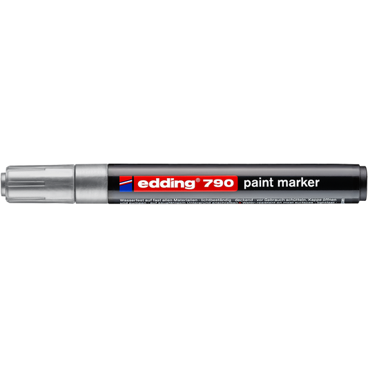 Lakkmarker 2-3mm, kerek Edding 790 ezüst kép