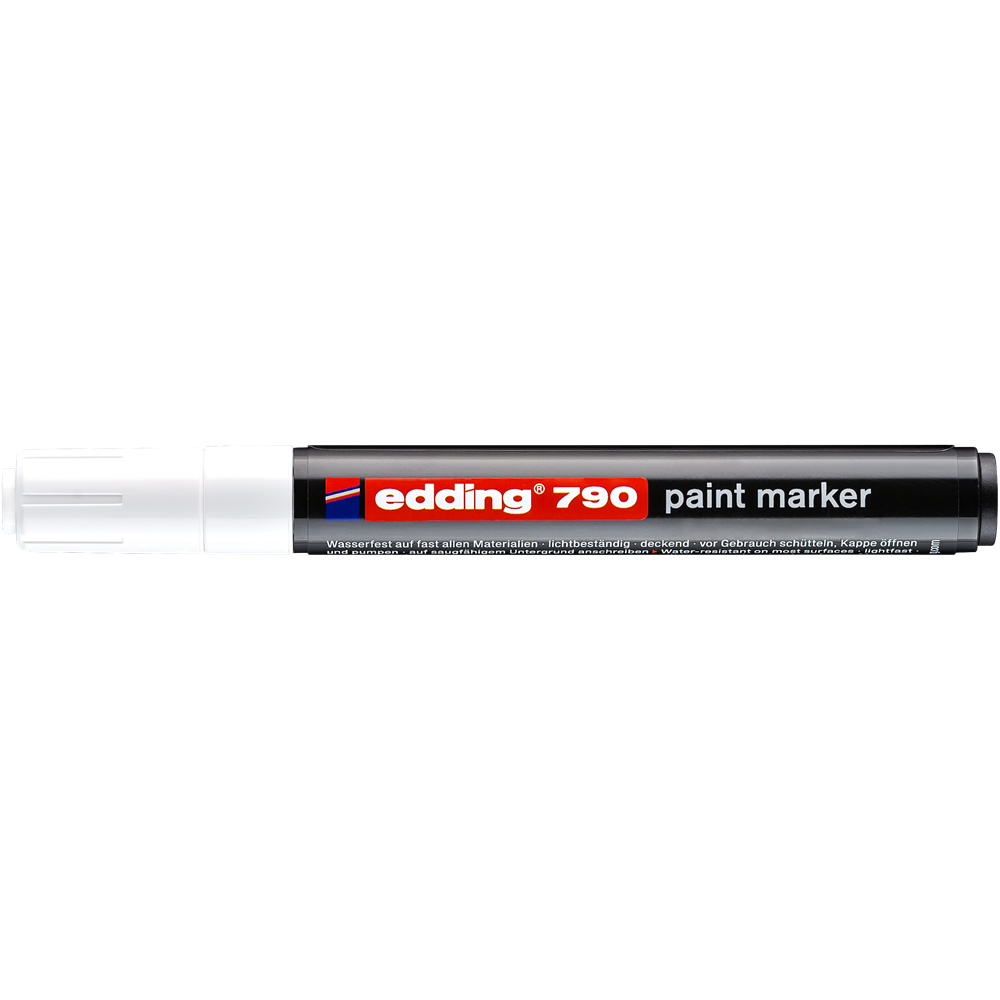 Lakkmarker 2-3mm, kerek Edding 790 fehér kép