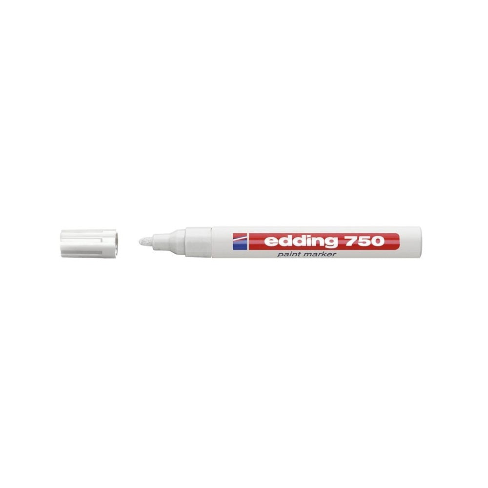 Lakkmarker 2-4mm, kerek Edding 750 fehér kép