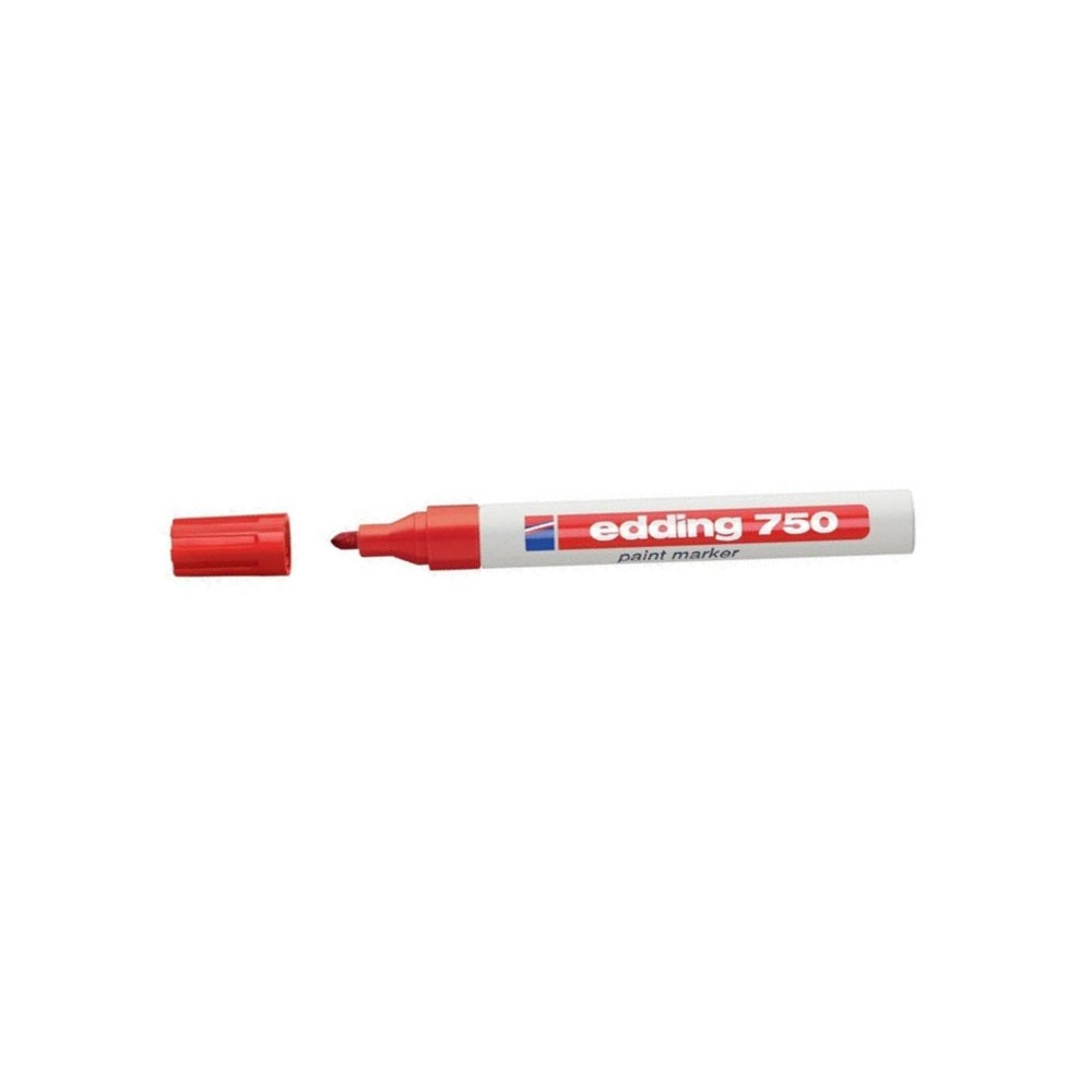 Lakkmarker 2-4mm, kerek Edding 750 piros kép