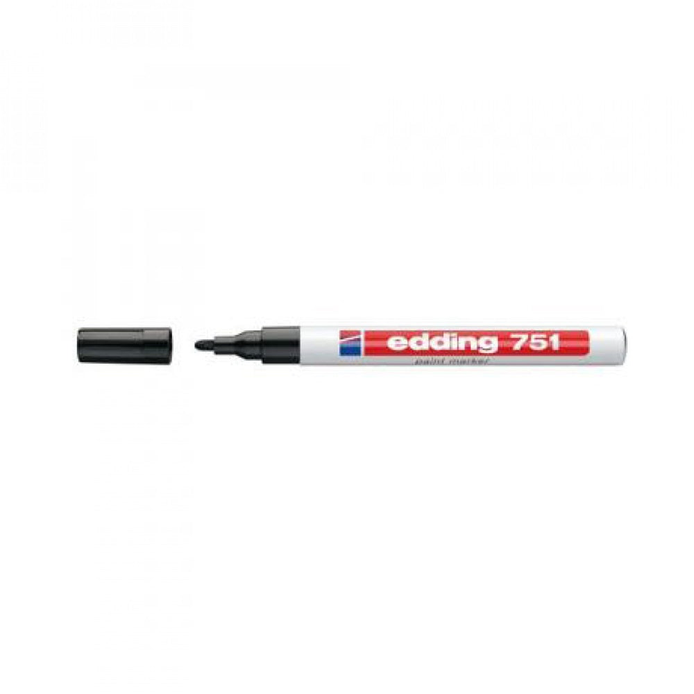 Lakkmarker 1-2mm, kerek Edding 751 fekete kép