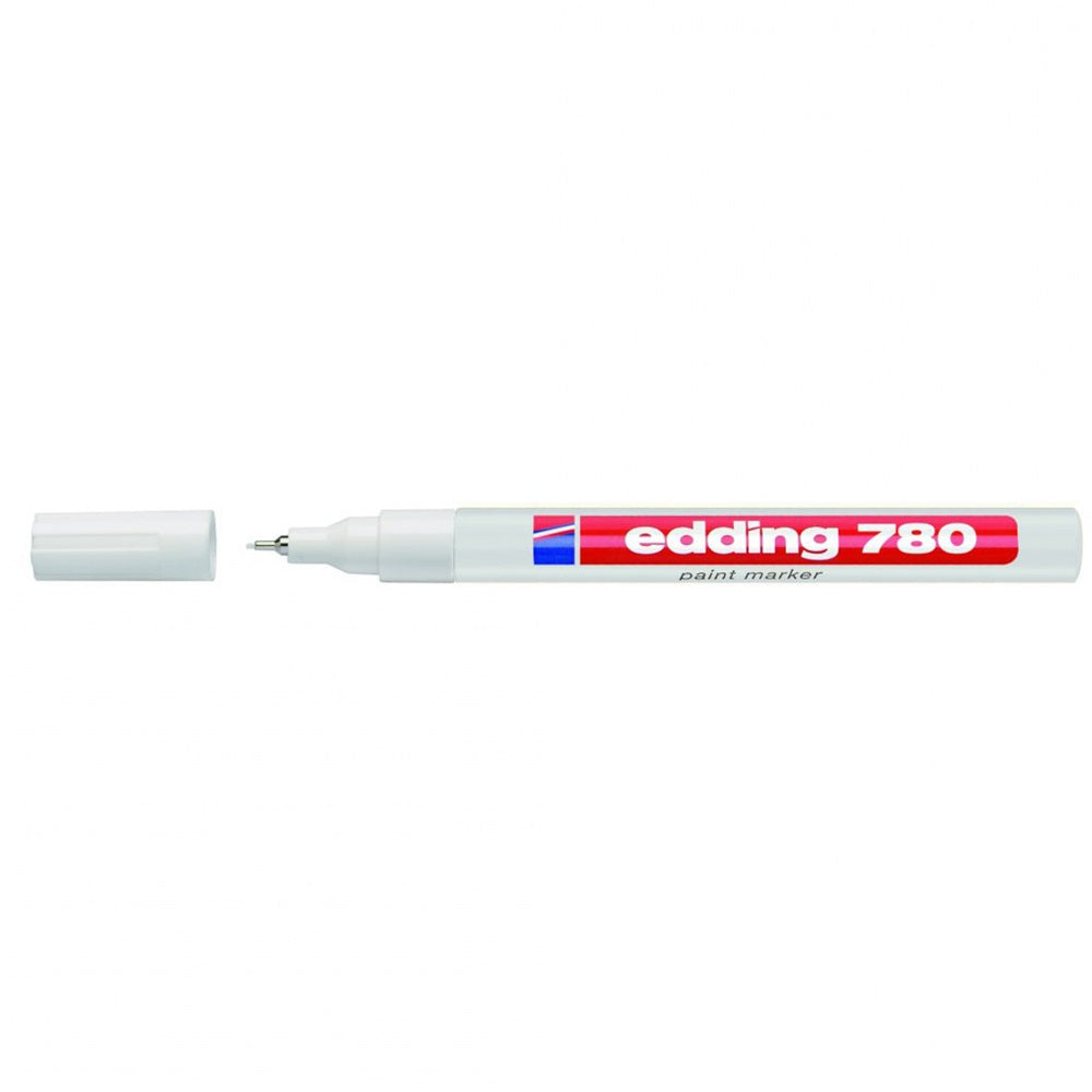 Lakkmarker 0,8mm, kerek Edding 780 fehér kép