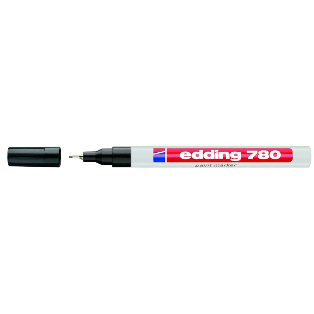 Lakkmarker 0,8mm, kerek Edding 780 fekete kép