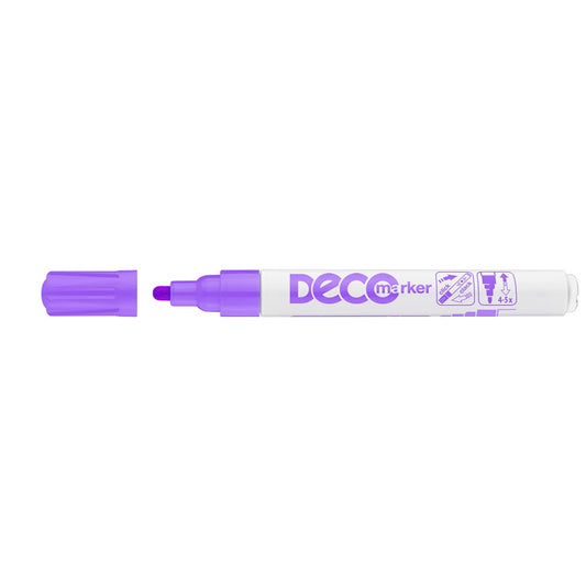 Lakkmarker, decomarker 2-4mm, kerek Ico lila kép