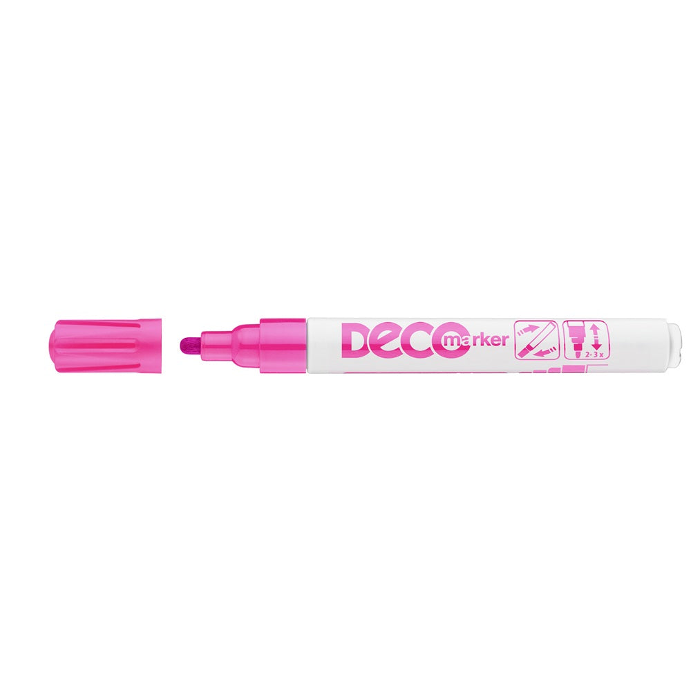 Lakkmarker, decomarker 2-4mm, kerek Ico rózsaszín kép