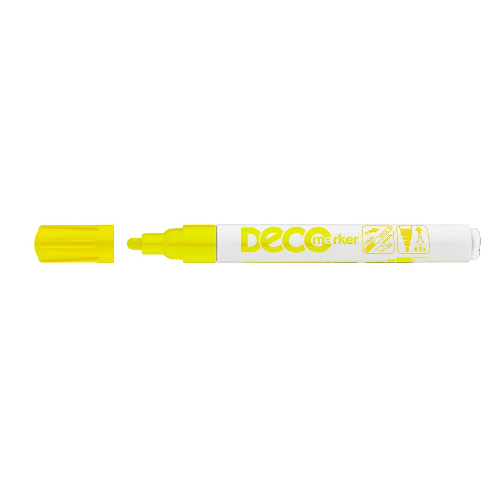 Lakkmarker, decomarker 2-4mm, kerek Ico sárga kép