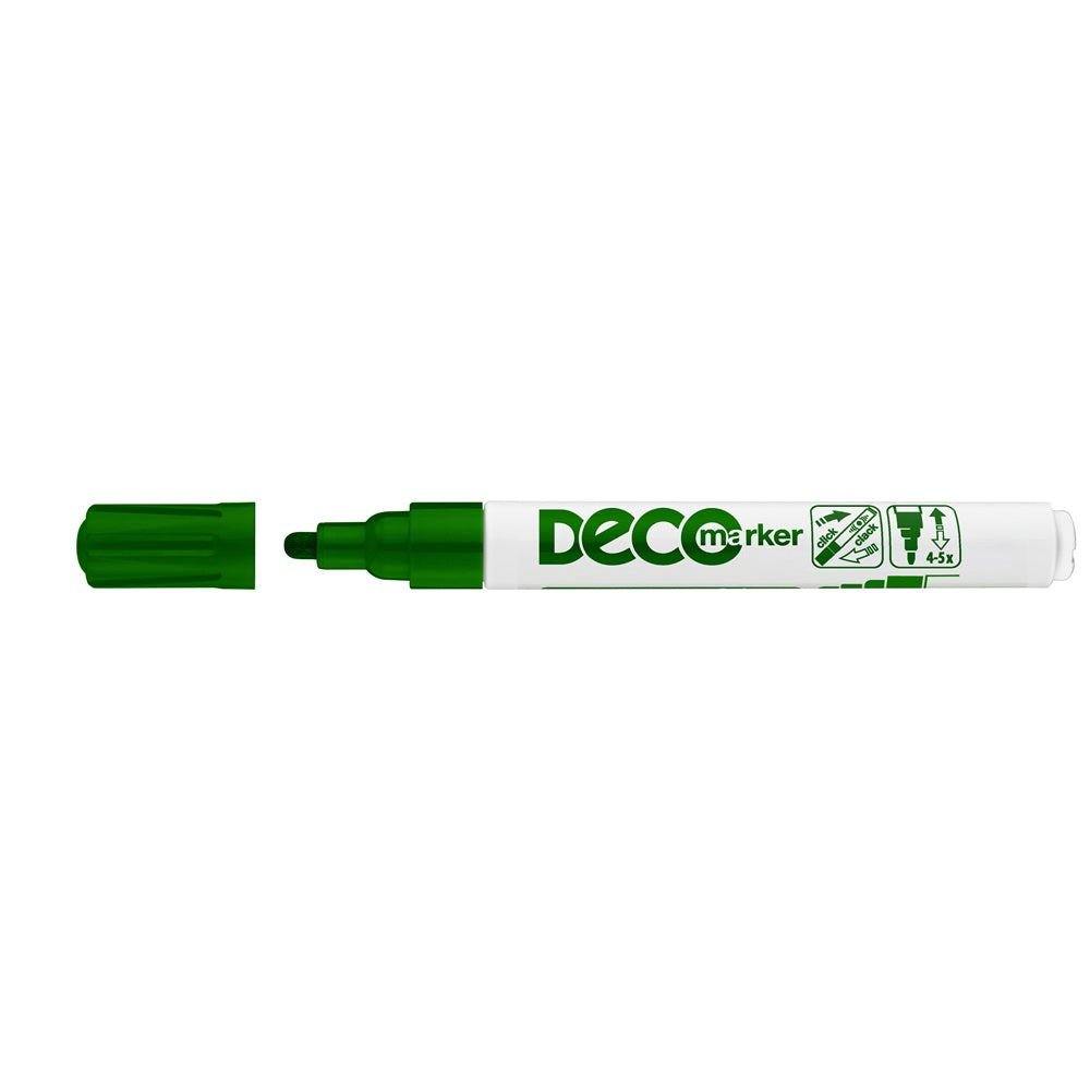 Lakkmarker, decomarker 2-4mm, kerek Ico zöld kép