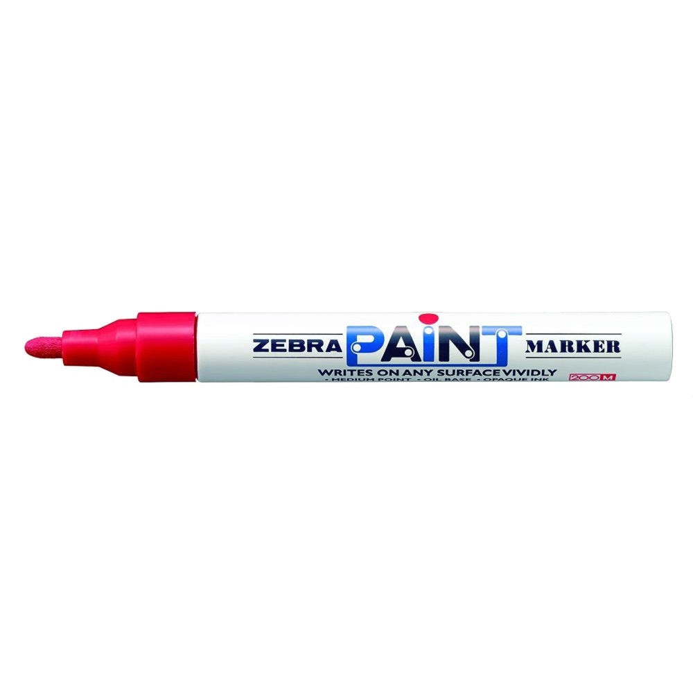 Lakkmarker olajbázisú Zebra piros kép