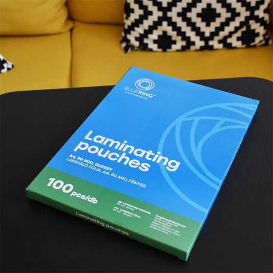 Lamináló fólia A4, 80 micron 100 db/doboz, Bluering® kép