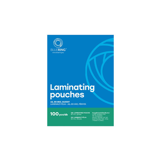 Lamináló fólia A6, 80 micron 100 db/doboz, Bluering® kép