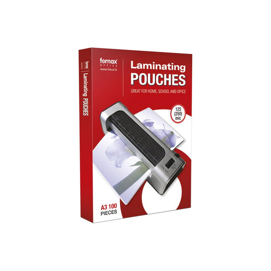 Lamináló fólia A3, 125 micron ( 303x426mm) 100 db/doboz, Fornax kép