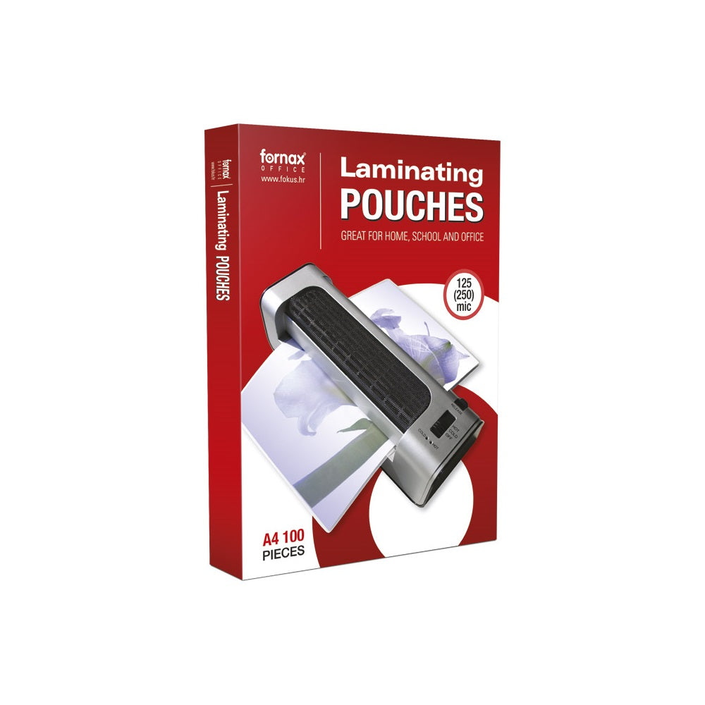 Lamináló fólia A4, 125 micron 100 db/doboz, Fornax kép