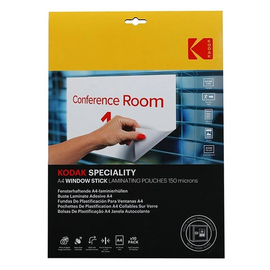 Lamináló fólia KODAK A/4 150 mikron üvegre tapadó 10 íves
